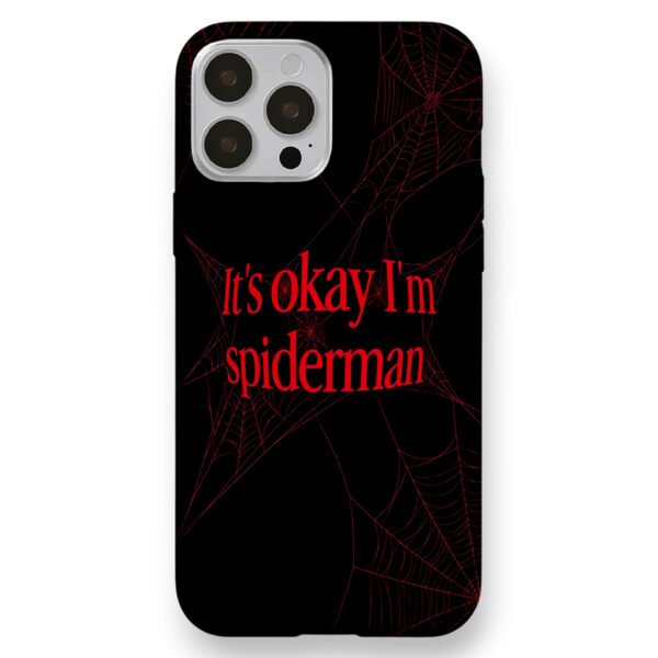 Phone Case: Spider-Man Web Quote